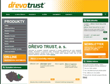 Tablet Screenshot of drevotrust.virtualis.cz